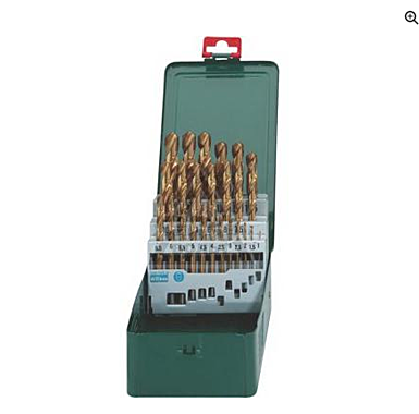 Набор сверл METABO 627191000 HSS-TiN 25шт. (1-13мм) мет.коробка