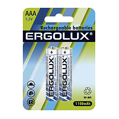Аккумулятор Ergolux R03 1100mAh Ni-Mh BL2