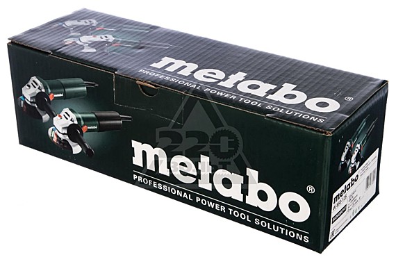 УШМ METABO W 850-125 603608010 850Вт 125мм картон