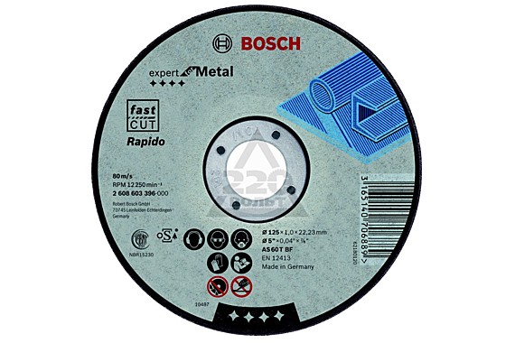Круг отрезной BOSCH Expert for Metal 230x1,9x22 (2.608.603.400) по металлу